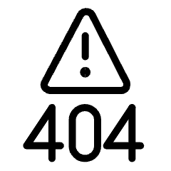 Server Error 404 Not Found Icon from Ultimate Light Set