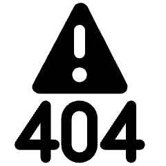 Server Error 404 Not Found Icon from Ultimate Bold Set