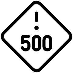 Server Error 500 1 Icon from Ultimate Light Set