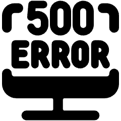 Server Error 500 Desktop Icon from Ultimate Bold Set