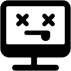 Server Error Desktop Icon from Ultimate Bold Set