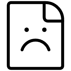 Server Error Document Icon from Ultimate Light Set