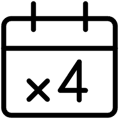 4 Days Workweek 1 Icon from Ultimate Light Set