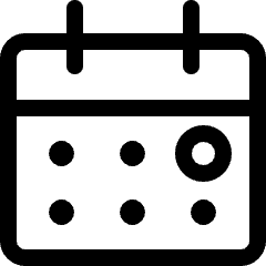 Calendar Date Mark Circle Icon from Ultimate Regular Set
