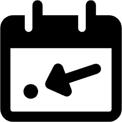 Calendar Date Mark Point Icon from Ultimate Bold Set