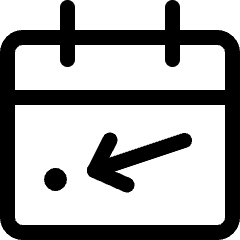 Calendar Date Mark Point Icon from Ultimate Regular Set