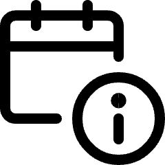 Calendar Information Icon from Ultimate Regular Set