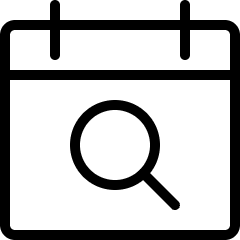 Calendar Search Icon from Ultimate Light Set