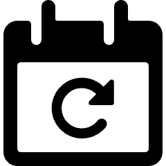 Calendar Sync Icon from Ultimate Bold Set