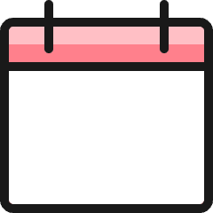 Calendar Icon from Ultimate Colors Set