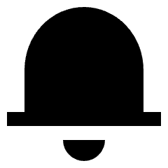 Bell Notification Icon from Nova Solid Set