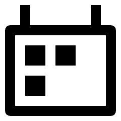 Calendar 1 Icon from Nova Line Set