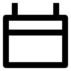 Calendar 2 Icon from Nova Line Set