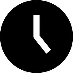 Clock Circle 1 Icon from Nova Solid Set
