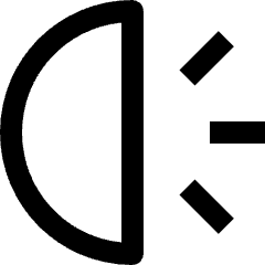 Clock Half 2 Icon from Nova Line Set