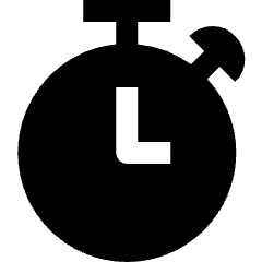 Stopwatch Timer Icon from Nova Solid Set