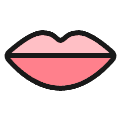 Dating Lips Icon from Ultimate Colors Set