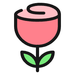 Dating Rose Icon from Ultimate Colors Set