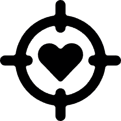 Dating Target Icon from Ultimate Bold Set