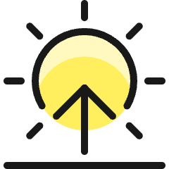 Day Sunrise 1 Icon from Ultimate Colors Set
