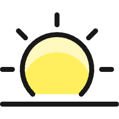 Day Sunrise 2 Icon from Ultimate Colors Set