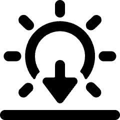 Day Sunset 1 Icon from Ultimate Bold Set