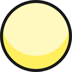 Night Moon Full Icon from Ultimate Colors Set