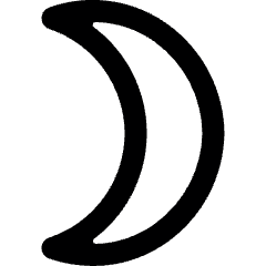 Night Moon New 1 Icon from Ultimate Bold Set