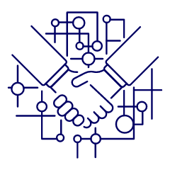 Digital Handshake 1 Illustration from UX Line Set