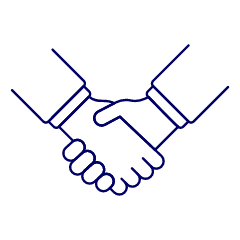 Handshake Deal 1 Illustration from UX Line Set