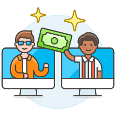 Online Contract 1 Illustration from UX Colors Set