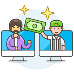 Online Contract 3 Illustration from UX Colors Set