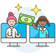 Online Contract 4 Illustration from UX Colors Set