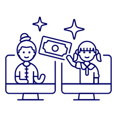 Online Contract 4 Illustration from UX Line Set