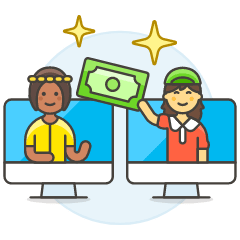 Online Contract 5 Illustration from UX Colors Set