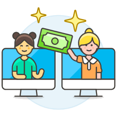 Online Contract 6 Illustration from UX Colors Set