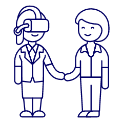 Virtual Agreement 4 Illustration from UX Line Set