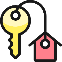 Real Estate Deal Key 1 Icon from Ultimate Colors Set