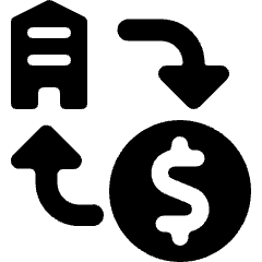 Real Estate Deal Pay Building Icon from Ultimate Bold Set