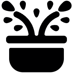 Decoration Flower Pot Icon from Ultimate Bold Set