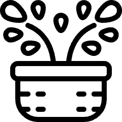 Decoration Flower Pot Icon from Ultimate Light Set