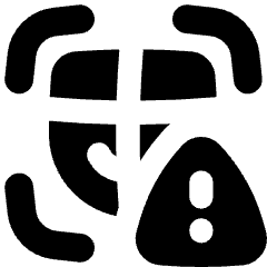 Deepfake Detection Icon from Flex Solid Set