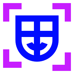 Deepfake Target Icon from Sharp Neon Set