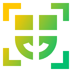 Deepfake Target Icon from Sharp Gradient Set