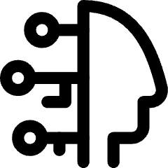 Deepfake Technology 1 Icon from Core Line Set