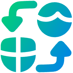 Deepfake Technology 2 Icon from Plump Gradient Set