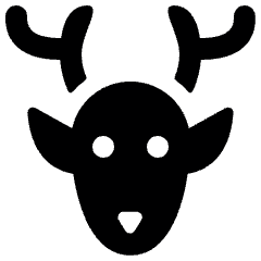 Deer 1 Icon from Ultimate Bold Set