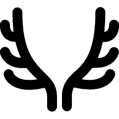 Deer Antlers Icon from Ultimate Bold Set