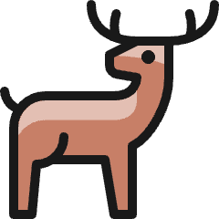 Deer Body Icon from Ultimate Colors Set