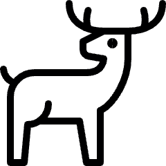 Deer Body Icon from Ultimate Light Set